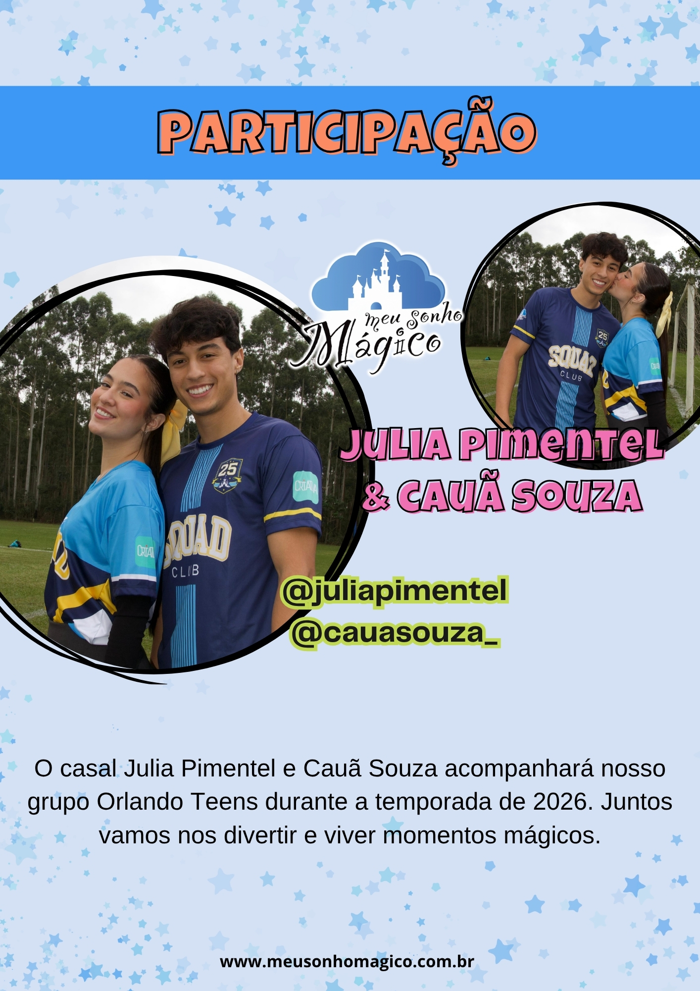 Grupo Orlando Verao Teens Squad JULHO MOBILE