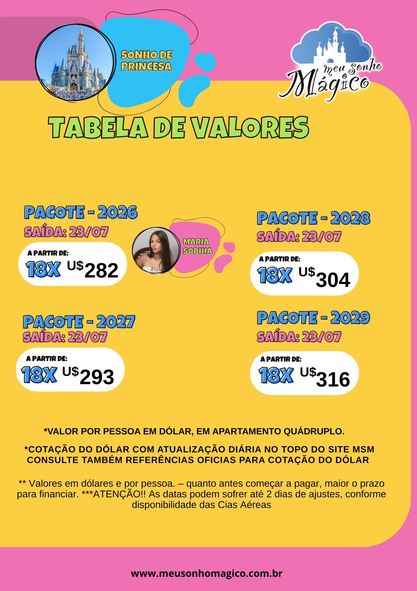 Grupo Sonho de Princesa JULHO MOBILE 1